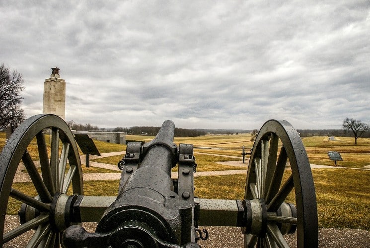 A historical site for the battle at Gettysburg